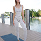 La rose Jumpsuit nude