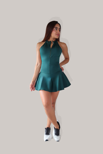 Rose zipper Dress